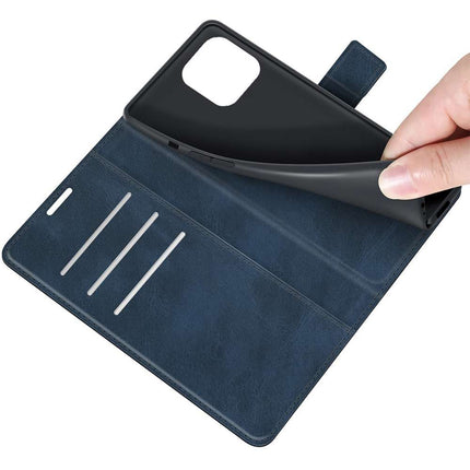 Apple iPhone 13 Pro TPU Wallet Case Magnetic - Blue - Casebump