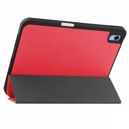 Apple iPad 2022 Smart Tri-Fold Case With Pen Slot (Red) - Casebump