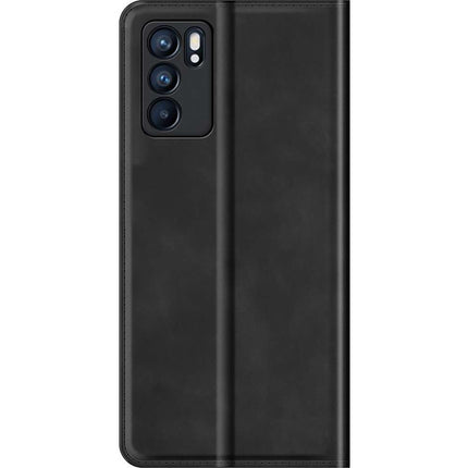 Oppo Reno6 5G Wallet Case Magnetic - Black - Casebump