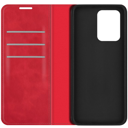 Xiaomi Redmi Note 12 Pro 5G Magnetic Wallet Case - Red - Casebump