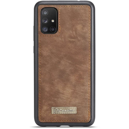 CASEME Samsung Galaxy A51 Vintage Portemonnee Hoesje - Brown - Casebump