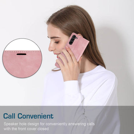 CASEME Samsung Galaxy S23+ Retro Wallet Case - Pink - Casebump