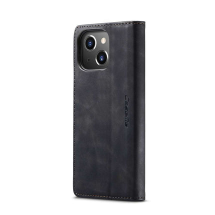 CASEME iPhone 14 Plus Retro Wallet Case - Black - Casebump