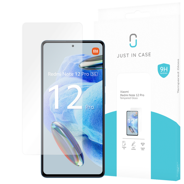 Xiaomi Redmi Note 12 Pro 5G Tempered Glass -  Screenprotector - Clear - Casebump