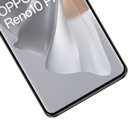 Oppo Reno10 Pro 5G Full Cover Tempered Glass -  Screenprotector - Black - Casebump