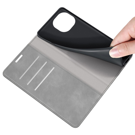 Apple iPhone 13 Wallet Case Magnetic - Grey - Casebump