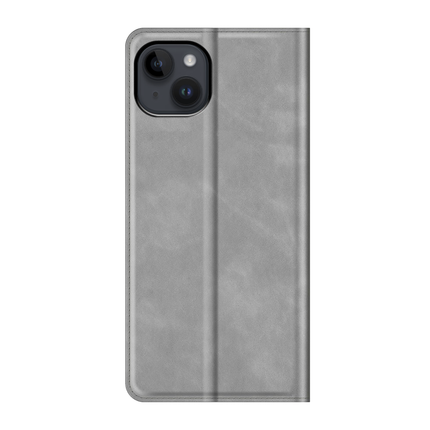 Apple iPhone 14 Wallet Case Magnetic - Grey - Casebump