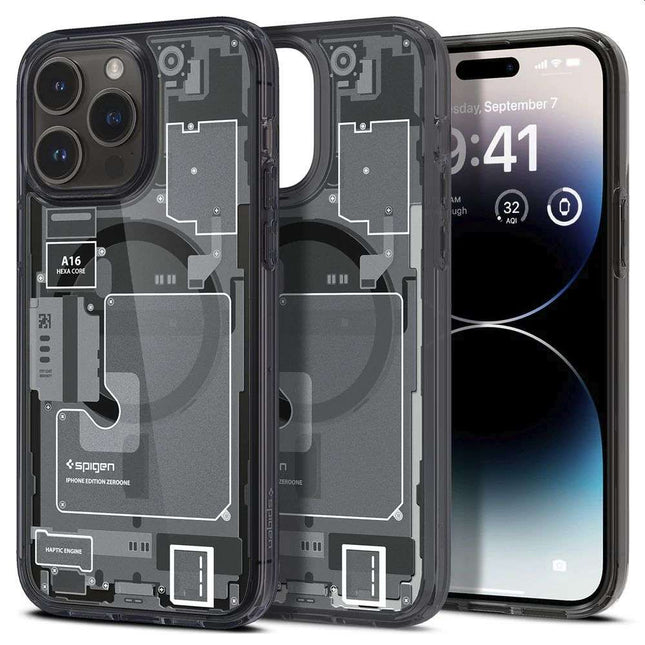 Spigen Ultra Hybrid Mag Case Apple iPhone 14 Pro (Zero One) Magfit ACS05540 - Casebump