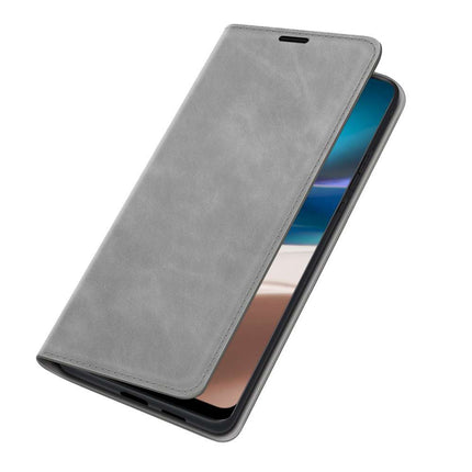 Motorola Moto G42 Wallet Case Magnetic - Grey - Casebump