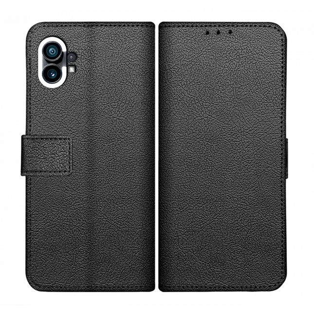 Nothing Phone (1) Wallet Case (Black) - Casebump