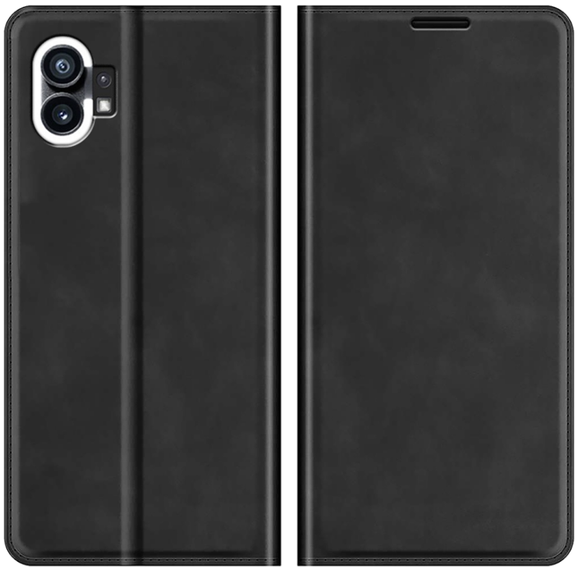 Nothing Phone (1) Wallet Case Magnetic - Black - Casebump