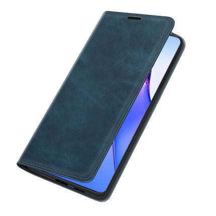 Oppo Reno8 Pro Wallet Case Magnetic - Blue - Casebump