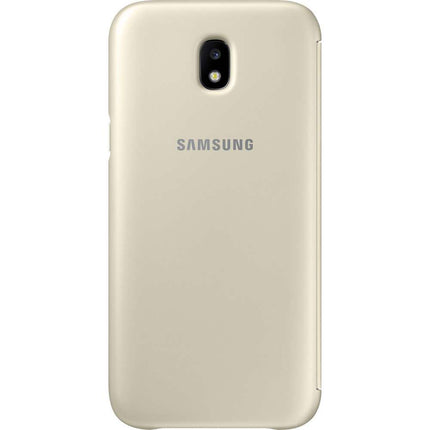 Samsung Galaxy J5 (2017) Wallet Cover (Gold) - EF-WJ530CF - Casebump
