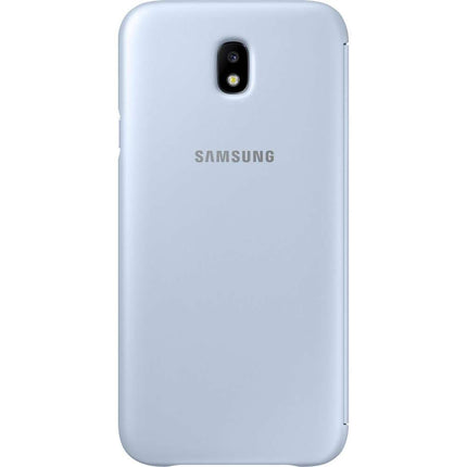 Samsung Galaxy J7 (2017) Wallet Cover (Blue) - EF-WJ730CL - Casebump
