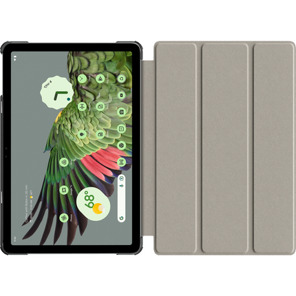 Google Pixel Tablet - Smart Tri-Fold Case - Grey - Casebump