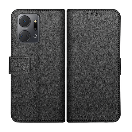 Honor X7a Classic Wallet Case - Black - Casebump