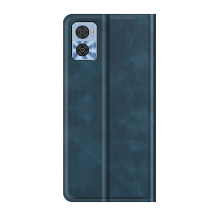 Motorola Moto E22/E22i Magnetic Wallet Case - Blue - Casebump