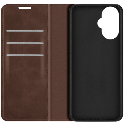 OnePlus Nord CE 3 Lite 5G Magnetic Wallet Case - Brown - Casebump