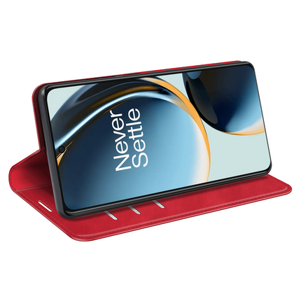 OnePlus Nord CE 3 Lite 5G Magnetic Wallet Case - Red - Casebump