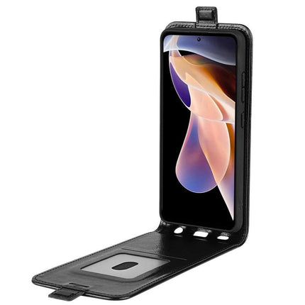 Xiaomi Redmi Note 11 Pro+ Flip Case (Black) - Casebump